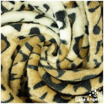 CORALINA ESTAMPADA BICOLOR LEOPARDO 150cm