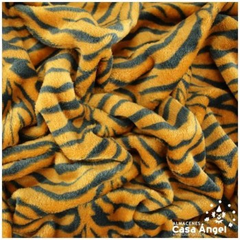 CORALINA CON ESTAMPADO DE PIEL DE TIGRE 150cm