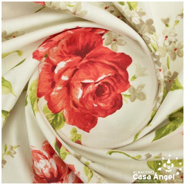 PANAMÁ ESTAMPADA ROSAS SERIE AUSTIN 280cm