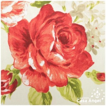 PANAMÁ ESTAMPADA ROSAS SERIE AUSTIN 280cm