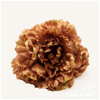 CLAVEL SINTÉTICO GRAN VOLUMEN DE PÉTALO ONDULADO 12cm