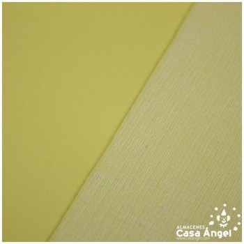 POLIPIEL AMARILLA TEXTURA DE FALSO CUERO SERIE PRAGA 140cm