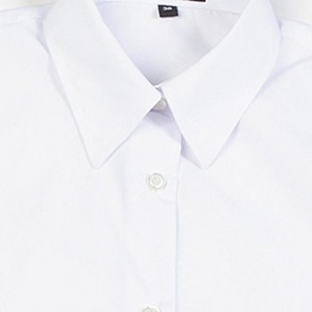 CAMISA DE MUJER ENTALLADA MANGA LARGA BLANCA
