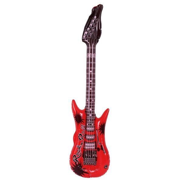GUITARRA HINCHABLE ROCK'N ROLL ROJA 88cm