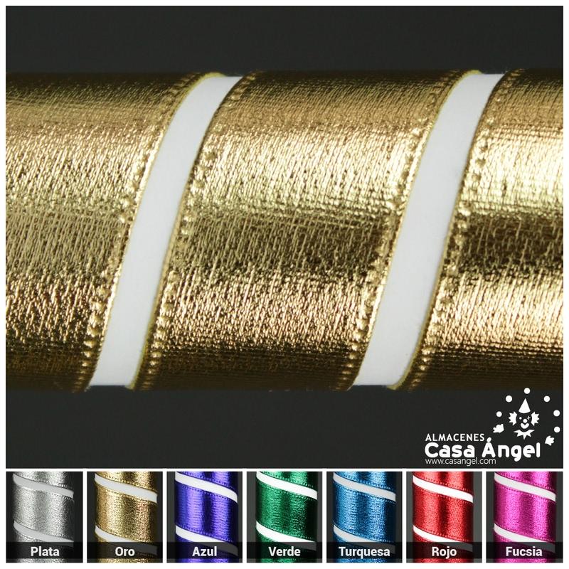 CINTA DE ANTELINA RECUBIERTA CON FOIL BRILLANTE 25mm