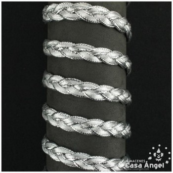 TRENZA VERGUILLA METALIZADA 1cm