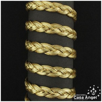 TRENZA VERGUILLA METALIZADA 1cm