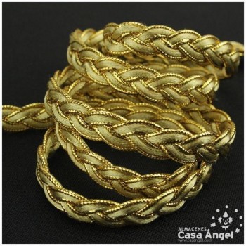 TRENZA VERGUILLA METALIZADA 1cm