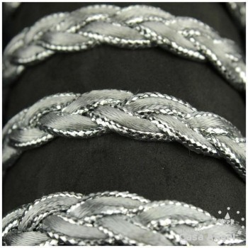 TRENZA VERGUILLA METALIZADA 1cm