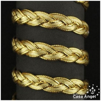 TRENZA VERGUILLA METALIZADA 1cm