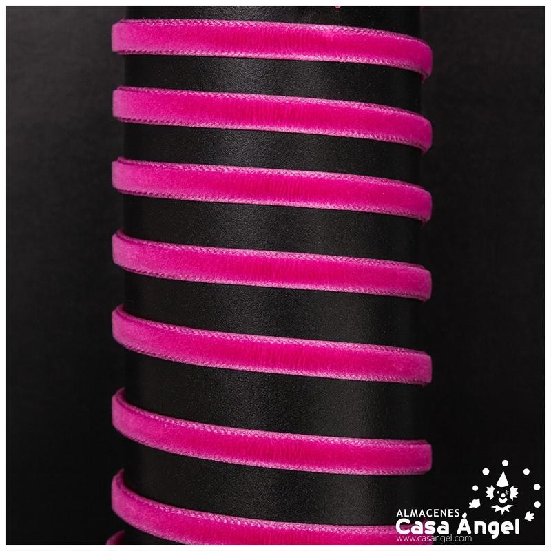 CINTA DE TERCIOPELO NYLON FUCSIA 3mm