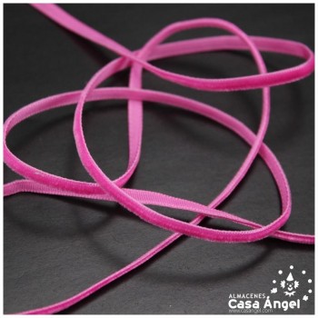 CINTA DE TERCIOPELO NYLON FUCSIA 3mm