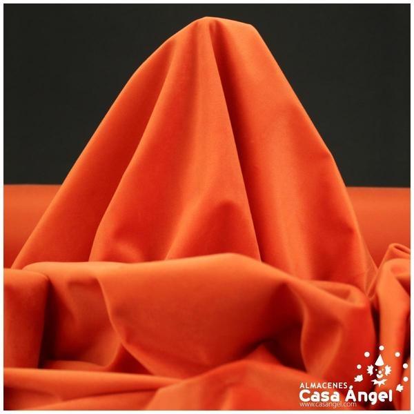 TERCIOPELO NARANJA SERIE ALASKA 150cm
