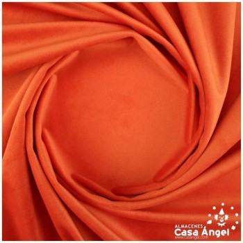 TERCIOPELO NARANJA SERIE ALASKA 150cm