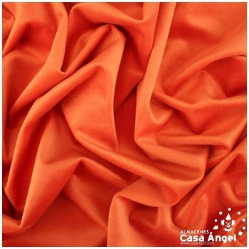 TERCIOPELO NARANJA SERIE ALASKA 150cm