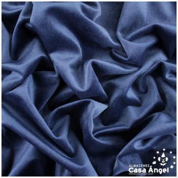 TERCIOPELO AZUL MARINO SERIE ALASKA 150cm