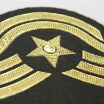 PARCHE TERMOADHESIVO GALONES MILITARES ESTRELLA 105mm