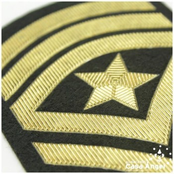 PARCHE TERMOADHESIVO GALONES MILITARES ESTRELLA 125mm