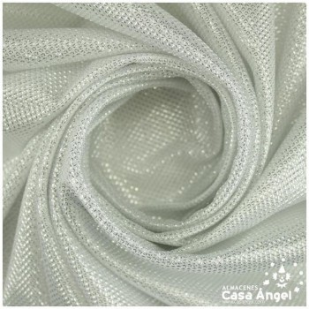 PAN DE ORO LAMÉ PLATA SERIE KINZO 150cm