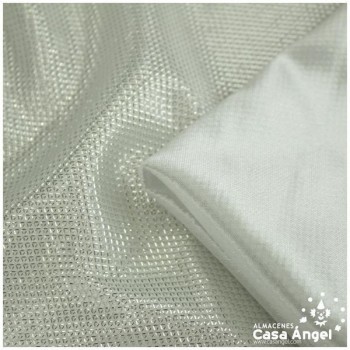 PAN DE ORO LAMÉ PLATA SERIE KINZO 150cm