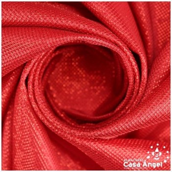 PAN DE ORO LAMÉ ROJO SERIE KINZO 150cm