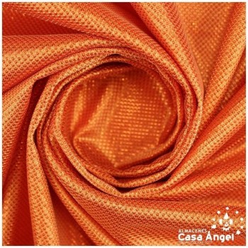 PAN DE ORO LAMÉ NARANJA SERIE KINZO 150cm