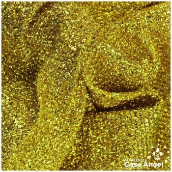TELA DE RAFIA METALIZADA ORO 150cm