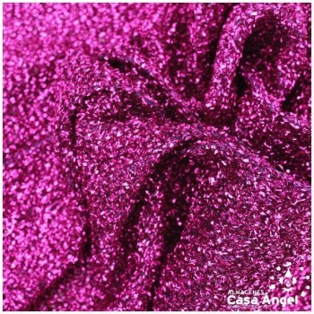 TELA DE RAFIA METALIZADA MORADA 150cm