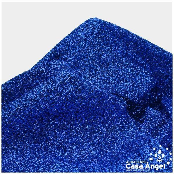 TELA DE RAFIA METALIZADA AZUL 150cm