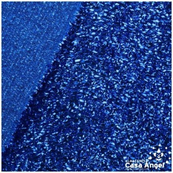 TELA DE RAFIA METALIZADA AZUL 150cm