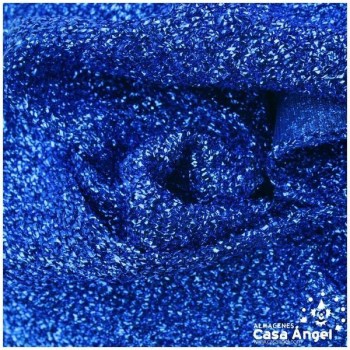 TELA DE RAFIA METALIZADA AZUL 150cm