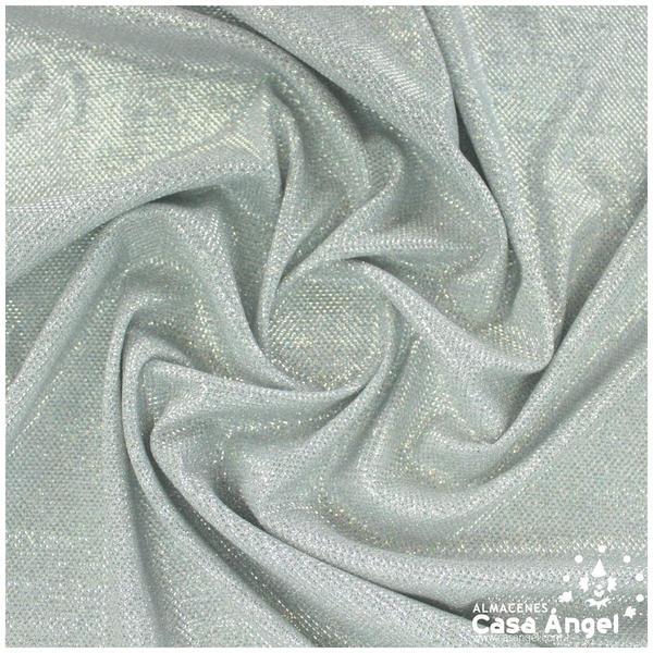 PUNTO LAMÉ PLATA CON GLITTER SERIE GALA 150cm