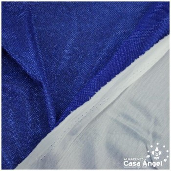 PUNTO LAMÉ AZUL CON GLITTER SERIE GALA 150cm