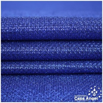 PUNTO LAMÉ AZUL CON GLITTER SERIE GALA 150cm