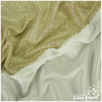 PUNTO LAMÉ ORO CON GLITTER SERIE GALA 150cm