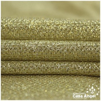 PUNTO LAMÉ ORO CON GLITTER SERIE GALA 150cm