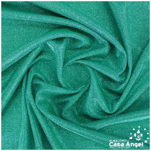 PUNTO LAMÉ TURQUESA CON GLITTER SERIE GALA 150cm