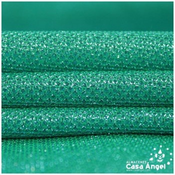 PUNTO LAMÉ TURQUESA CON GLITTER SERIE GALA 150cm