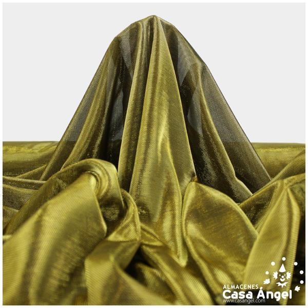 TELA DE PUNTO ORO EXTRABRILLO SERIE FRAGUA 150cm