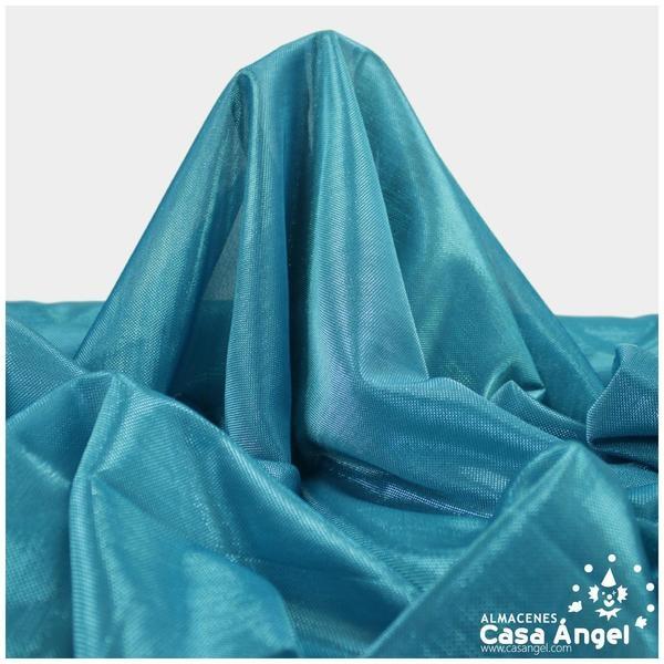 TELA DE PUNTO TURQUESA EXTRABRILLO SERIE FRAGUA 150cm