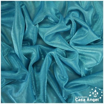 TELA DE PUNTO TURQUESA EXTRABRILLO SERIE FRAGUA 150cm
