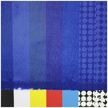 TELA DE PUNTO AZUL EXTRABRILLO SERIE FRAGUA 150cm