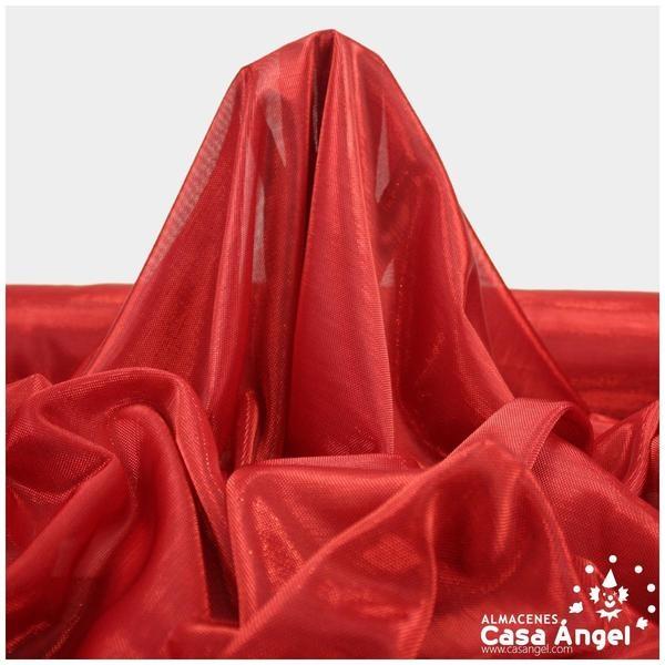 TELA DE PUNTO ROJO EXTRABRILLO SERIE FRAGUA 150cm