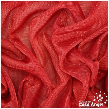 TELA DE PUNTO ROJO EXTRABRILLO SERIE FRAGUA 150cm