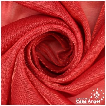 TELA DE PUNTO ROJO EXTRABRILLO SERIE FRAGUA 150cm