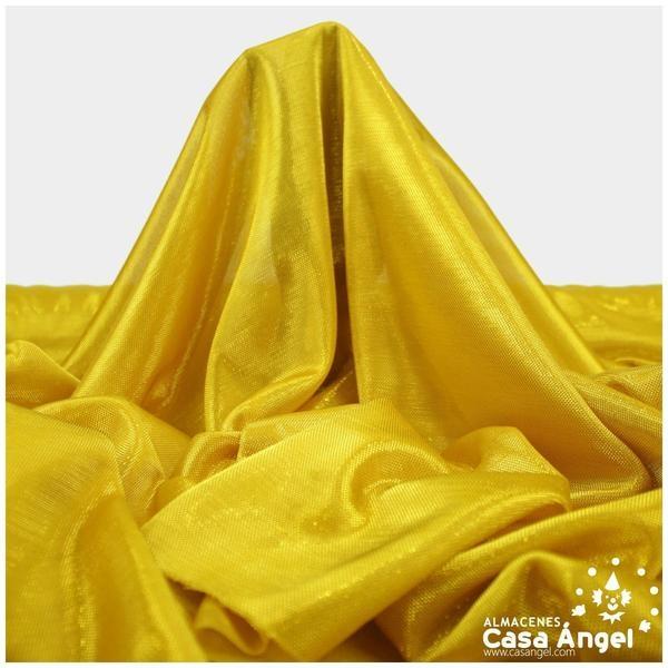 TELA DE PUNTO AMARILLA EXTRABRILLO SERIE FRAGUA 150cm