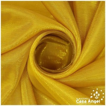 TELA DE PUNTO AMARILLA EXTRABRILLO SERIE FRAGUA 150cm