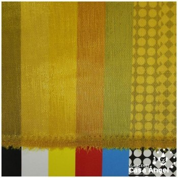 TELA DE PUNTO AMARILLA EXTRABRILLO SERIE FRAGUA 150cm