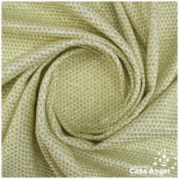 GASA LAMÉ CON ENTRETELA SERIE SANTORINI ORO 150cm