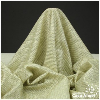 GASA LAMÉ CON ENTRETELA SERIE SANTORINI ORO 150cm